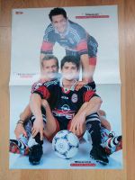 Poster FC Bayern München Lizarazu, Salihamidzic + S. Kretzschmar Hannover - Herrenhausen-Stöcken Vorschau