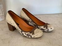 Pumps Blockabsatz Gr. 36 beige braun Görtz wNEU Leder Nordrhein-Westfalen - Wassenberg Vorschau