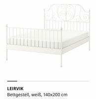IKEA Bett LEIRVIK 1,40 x 2,00 m inkl. Matratze und Mittelbalken Schleswig-Holstein - Satrup Vorschau