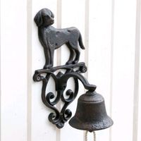 Glocke "Hund" Gusseisen Wandmontage H24cm schwarz Klingel Garten Nordrhein-Westfalen - Vlotho Vorschau