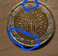 Münze mit fehlprägungen an den sternen Baden-Württemberg - Althütte Vorschau