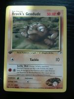 Pokemon erste Edition Geodude Vulpix Baden-Württemberg - Leinfelden-Echterdingen Vorschau