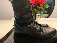 Marc O’Polo Stiefel, Leder schwarz Krokomuster Rheinland-Pfalz - Speyer Vorschau