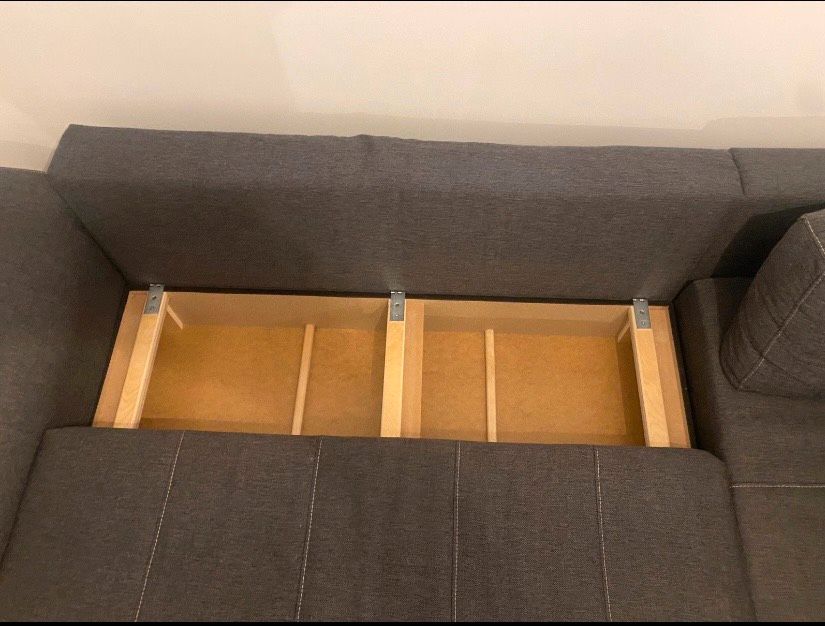 XXL Sofa / Couch mit Bettfunktion in gutem Zustand  - antrahzit in Köln