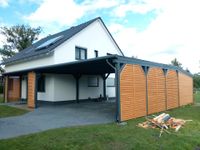 Doppel Carport aus Holz mit Sichtschutzwände | aus Polen Berlin - Spandau Vorschau