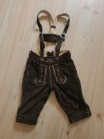 Lederhose Moser Gr. 104 dunkelbraun knielang Bayern - Eggenfelden Vorschau