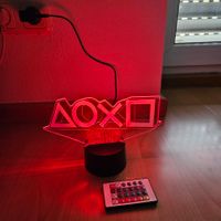 Illusion Lampe  LED Playstation Logo Kr. Dachau - Dachau Vorschau