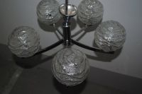 Ice Glas/Chrom Space Design 5 Arm Deckenleuchte -Vintage 1960/70 Bayern - Mainaschaff Vorschau