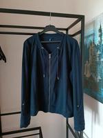 Cecil Jacke Sweatjacke dunkelblau Gr. L 42 Baumwolle Niedersachsen - Wedemark Vorschau
