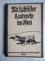 altes Buch Mit sächsischer Landwehr im Osten von 1920 Sachsen-Anhalt - Möser Vorschau