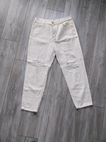 Jeans in Beige-Weiss neuwertig. Nordrhein-Westfalen - Lünen Vorschau