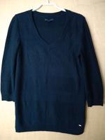 Dunkelblauer Pulli Dreiviertelärmel Baumwolle Hilfiger München - Schwabing-West Vorschau