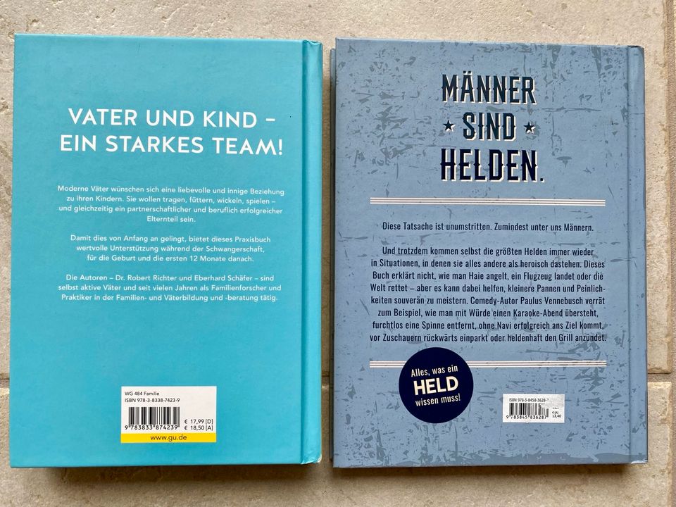 Das Papa Handbuch GU & Handbuch für wahre Helden Ars wie neu in Pfullingen