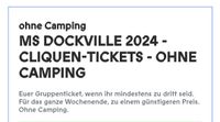 4 Cliquen Tickets MS Dockville Festival - alle Tage, ohne Camping Köln - Ehrenfeld Vorschau