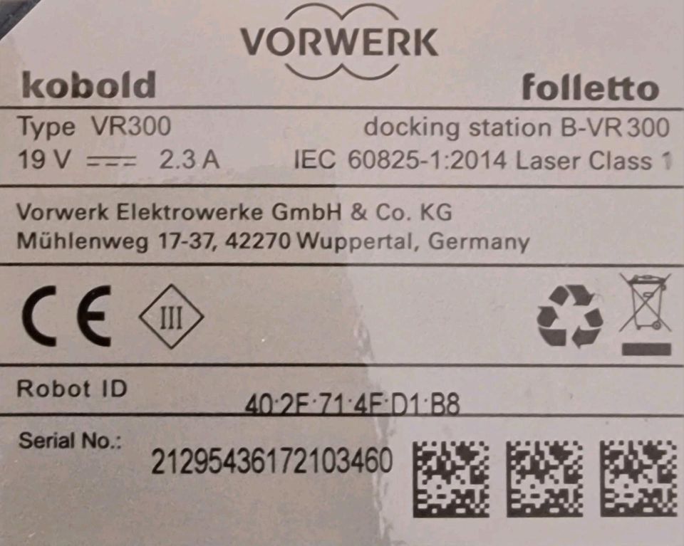 Vorwerk Kobold VR300, Top Zustand in Betzdorf