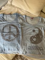 Key Largo T-Shirt Peace / Ying und Yang Gr. S/36 blau Baden-Württemberg - Hemmingen Vorschau