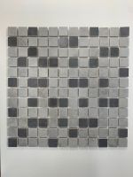 Fliesen Sforza Grey//Black matt Mosaic 2,5 x2,5 Süd - Niederrad Vorschau