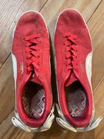 Puma Suede rot mit Schleife Gr. 41 Niedersachsen - Horneburg Vorschau