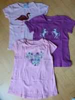 3 T-Shirts mit liebevollen Details Gr. 128 Dortmund - Brackel Vorschau