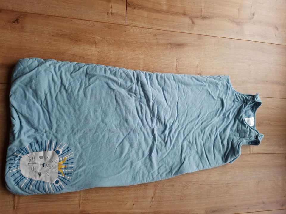 Winterschlafsack gefütterter Schlafsack 90 cm 110 cm blau rot in Bad Staffelstein