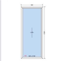 Bodentiefes Fenster 98 x 235 Neu  3-fach Verglasung Essen - Rüttenscheid Vorschau