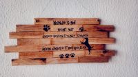 Hunde Dekoration Holzschild mit Spruch Nordrhein-Westfalen - Iserlohn Vorschau