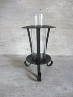 Tischlampe mit Glaszylinder, Metall Thüringen - Auma Vorschau