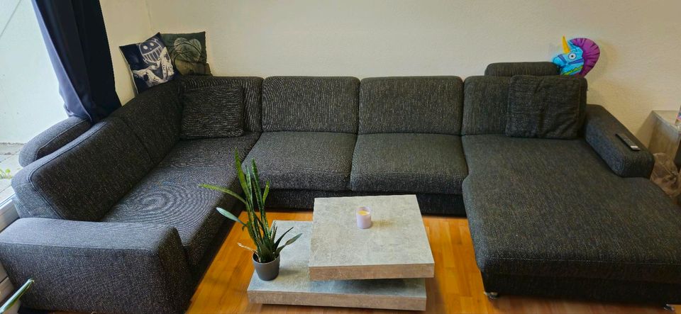 Couch Wohnlandschaft in Anthrazit in Dortmund