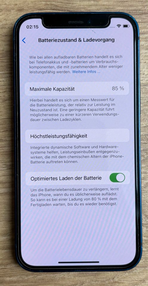 iPhone 12 mini 128 GB blau in Kerpen
