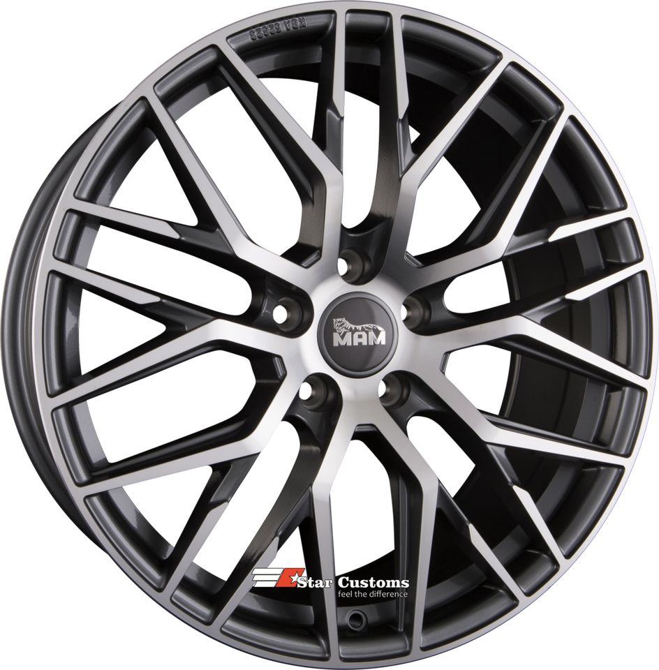 20 Zoll RS4 Alufelgen 5x114,3 Felgen für Dacia Duster SD SR 2WD 4WD 1 2 Nissan Juke F15 Nismo RS Murano Z51 X-Trail Renault Espace 5 RFC Fluence Z Laguna T Latitude Megane 3 Z 4 Talisman RFD in Hagen