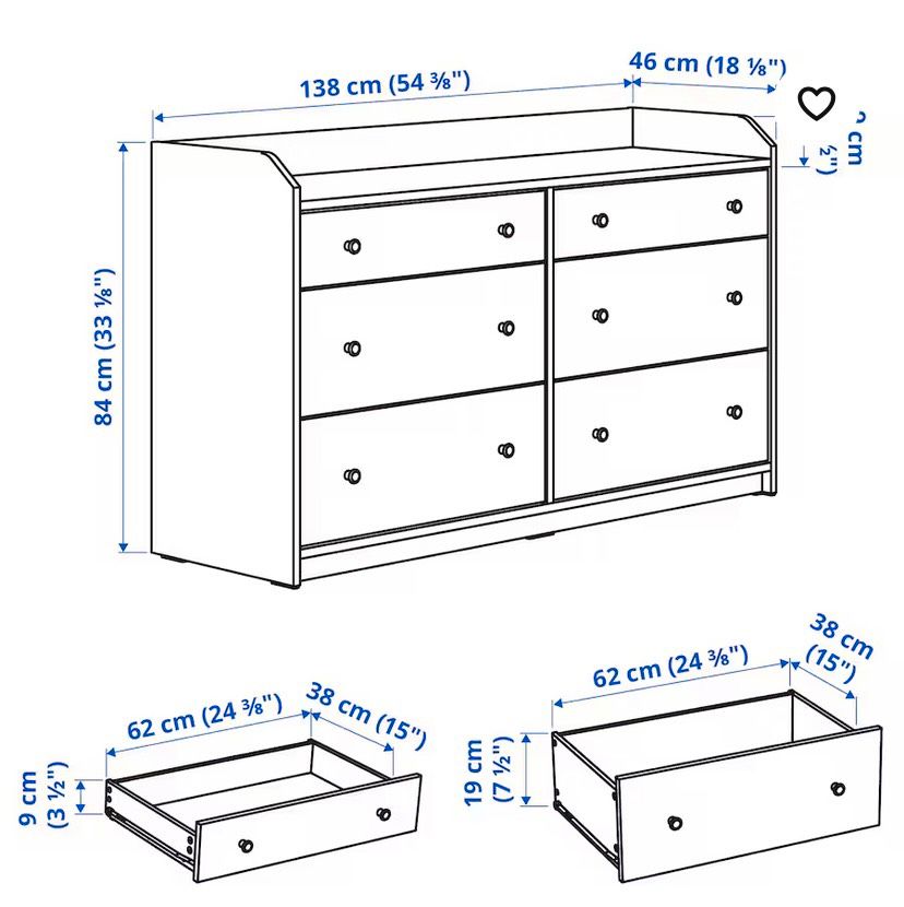 Ikea Kommode HAUGA in Giengen an der Brenz