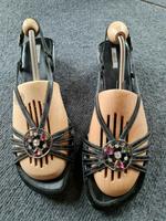 GEOX Respira Damen Sandalen schwarz Gr. 41 Bayern - Zellingen Vorschau