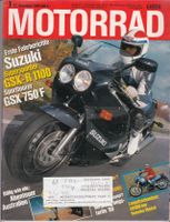 Motorrad 1 / 88 , Suz. GSX R 1100 GSX 750F, Honda VT 600 C Münster (Westfalen) - Gievenbeck Vorschau