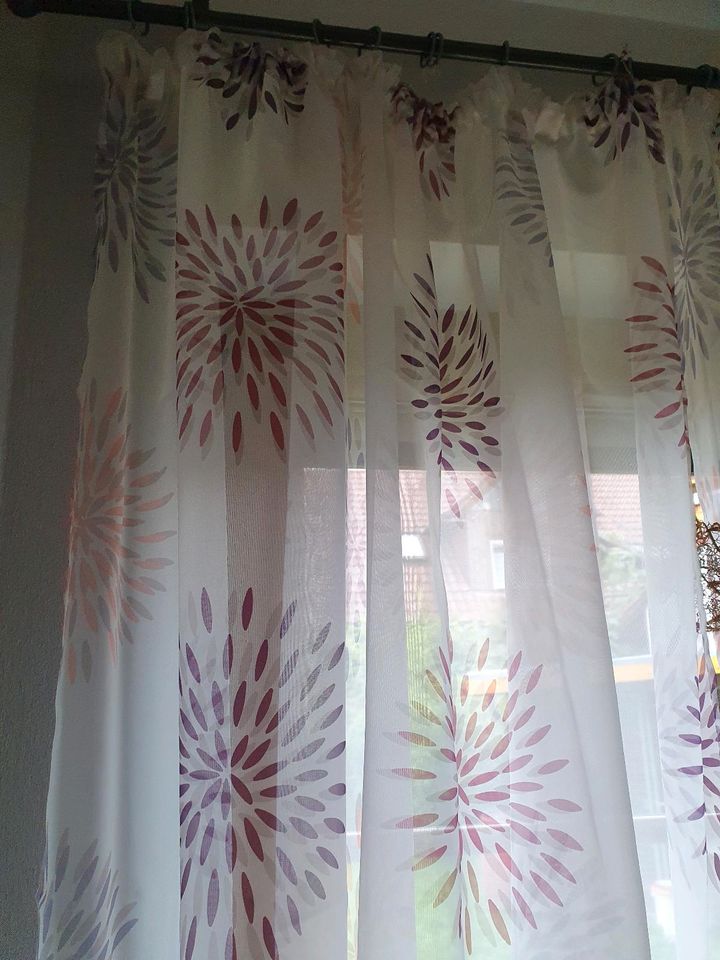 2 Vorhänge 145x135 cm für 1 Fenster NEU OVP in Kulmbach