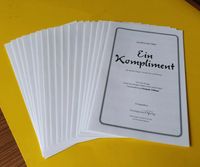 Ein Kompliment, Chor Noten Frauen, Partitur, Arrangement Verlag Niedersachsen - Bad Essen Vorschau