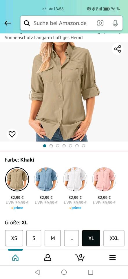 Safari Bluse in Sontra