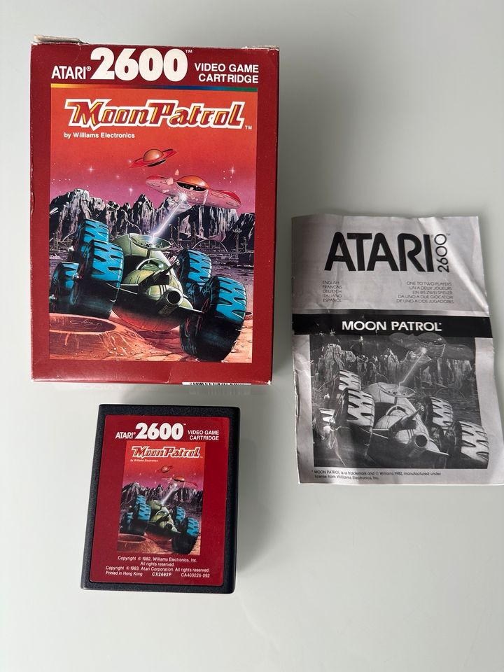 Atari 2600 Moon Patrol OVP mit Anleitung (CIB) in Breitenfelde