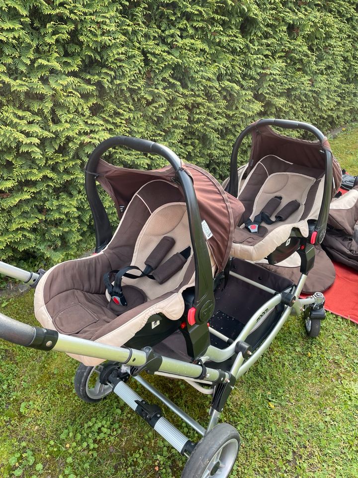 Zwillingskinderwagen komplettes Set von Abc Design in Hamm