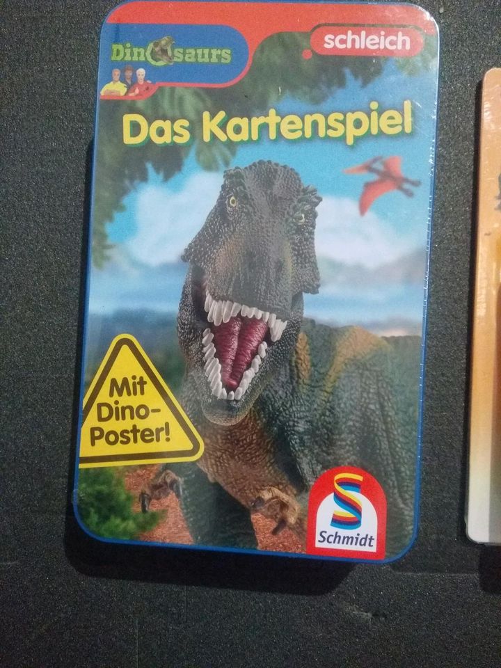 Dinosaurier Schleich Trumpf Kartenspiel+ Dinosaur Fossil Replica in Donauwörth