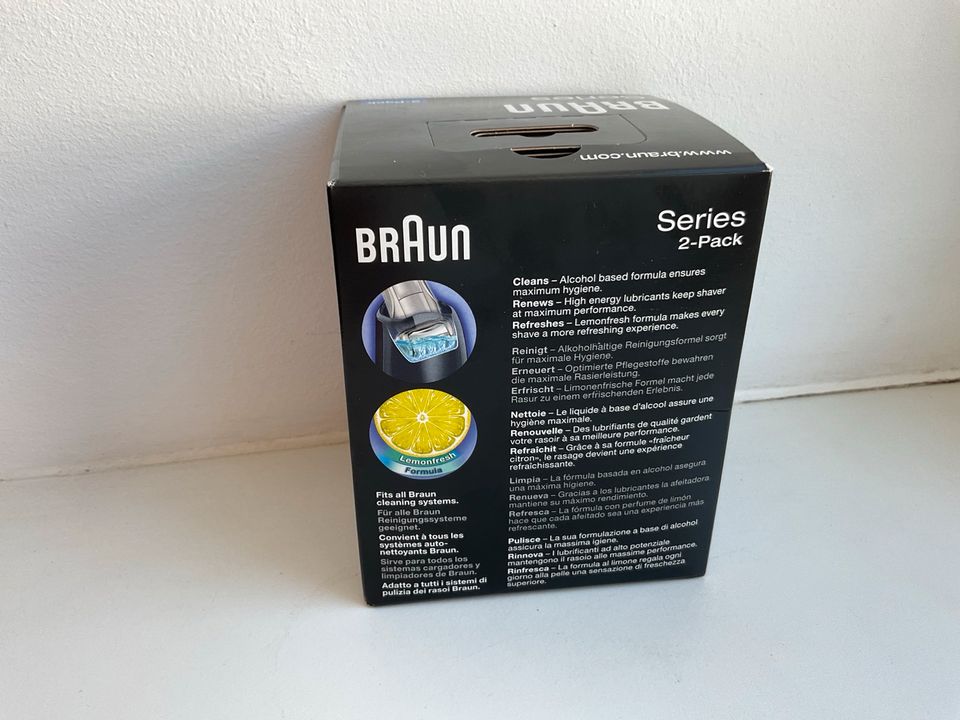 Reinigungsmittel für Rasierer: Braun Series Clean&Renew Cartridge in Eppstein