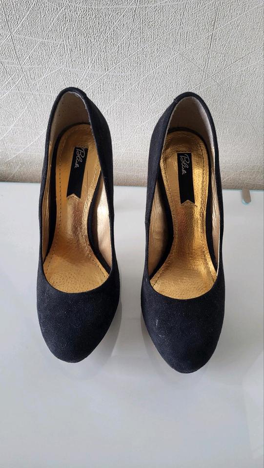 High Heels Pumps Blink Größe 38 Damenschuhe schwarz gold in Osterburken