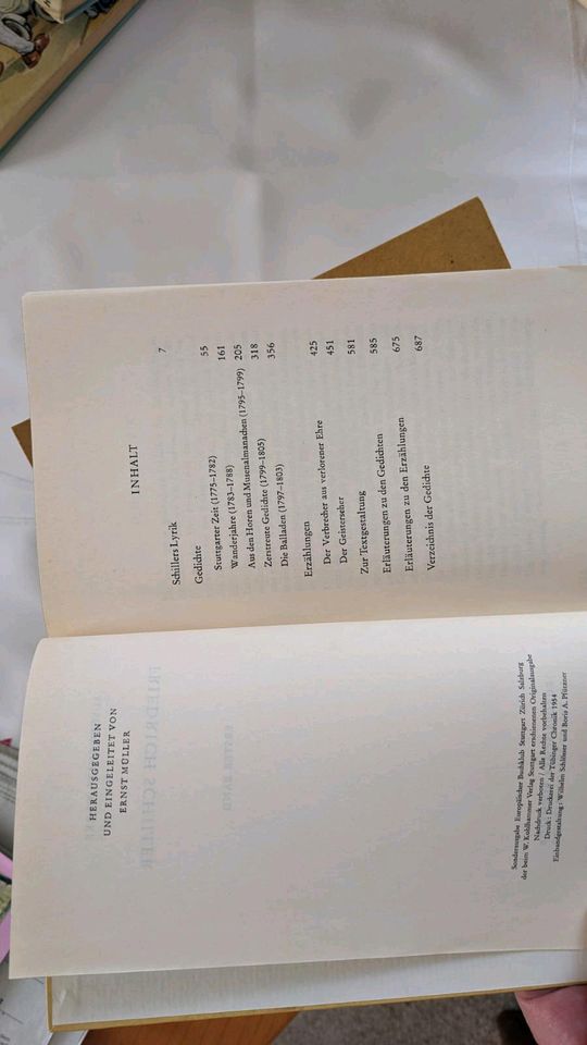 Schillers Werke 6 Bände, wNEU, Bücher in Eicklingen