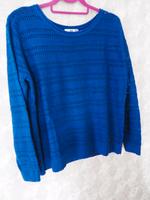 Sommerpullover Lockstrick blau AJC 40/42 Hessen - Battenberg Vorschau