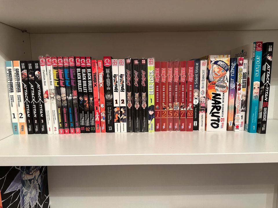Mangas zu verkaufen ( Naruto, Attack on Titan usw) in Sassenberg