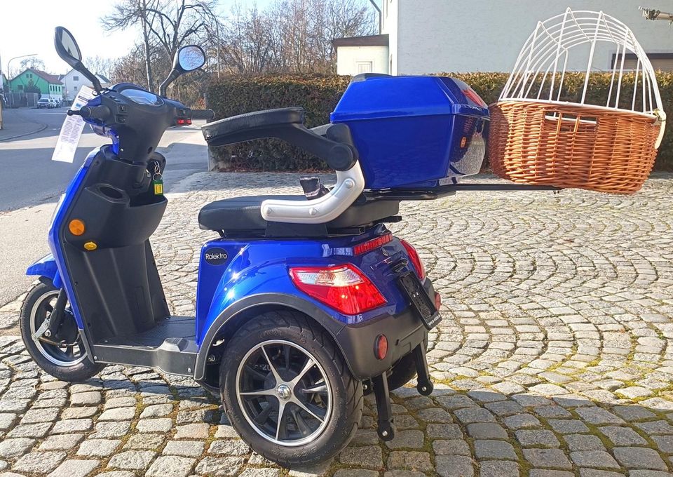 E-Trike Elektromobil 25 km/h Bleigel Rolektro Seniorenmobil in Nürnberg (Mittelfr)