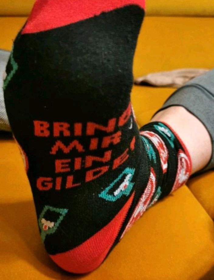 Socken- Neu- Orginal verpackt mit Spruch in Ribbesbüttel