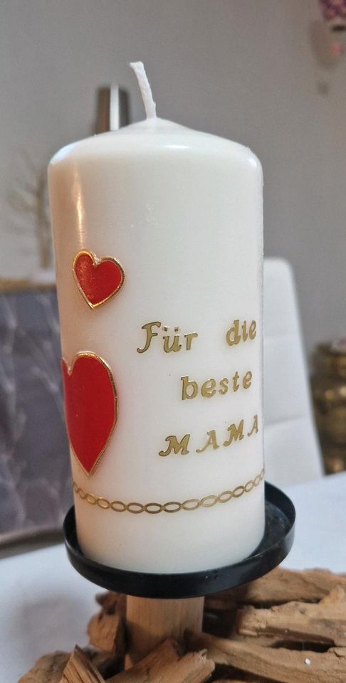 Muttertag /  Vatertag♡ Kerze♡ Geschenk in Wesel