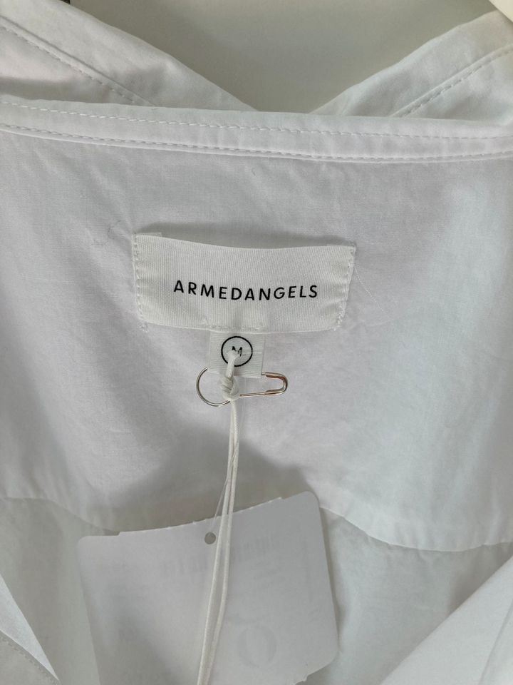 Armedangels Hemd weiß Bluse in Mannheim