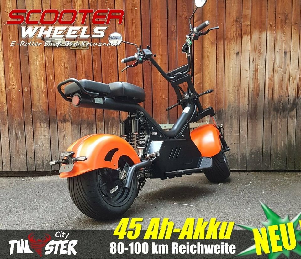 ⚡NEU⚡ Big City Twister 4.0 E Scooter Elektro Roller 2kW 60V/45A in Bad Kreuznach