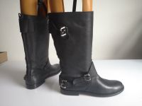 Damen Stiefel Stiefelette Boots BURBERRY Gr 38 schwarz Leder Duisburg - Friemersheim Vorschau